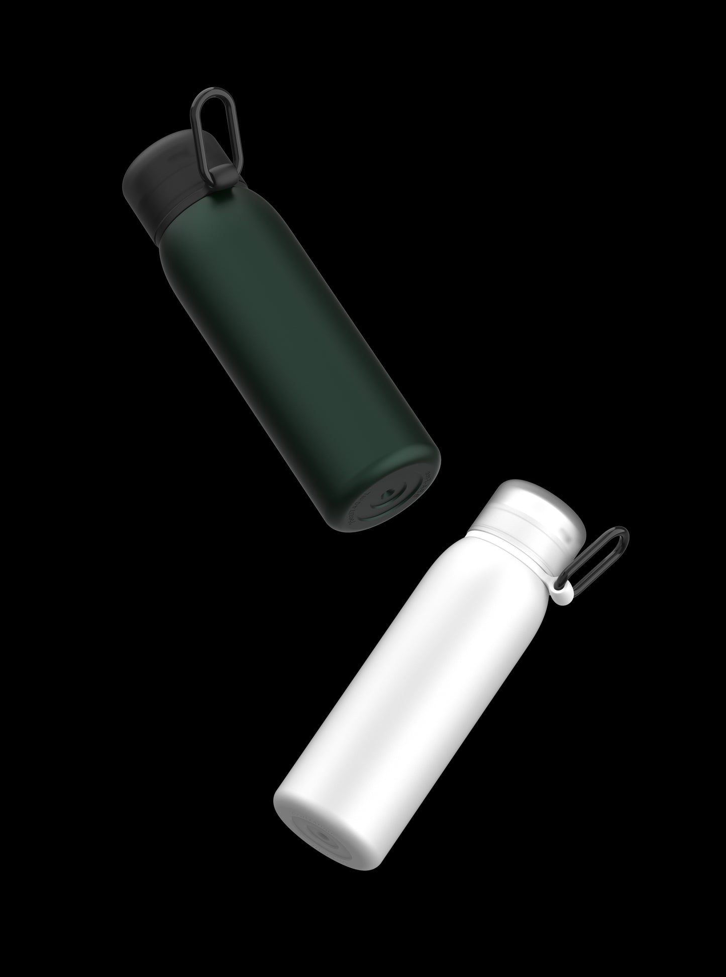Stainless steel - Premium water bottle with 4 premium filters - 740 ML